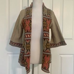 Free People Pattern Cardigan